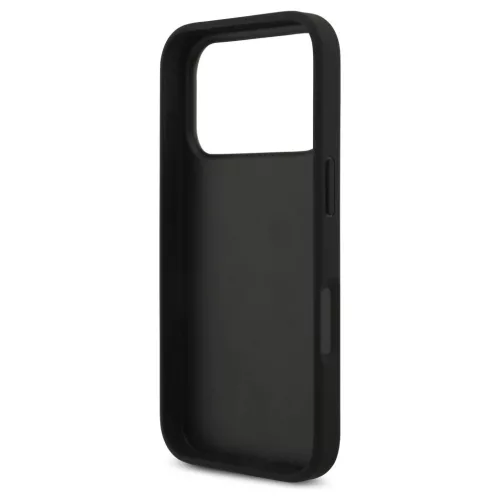 Guess Grained Big 4G & Classic Logo tok iPhone 17 Pro készülékhez fekete