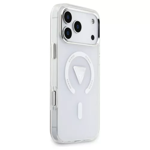 Guess IML Gradient Triangle Logo MagSafe tok iPhone 17 Pro Max készülékhez átlátszó