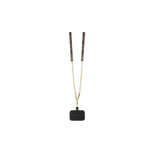 Guess GUHCP13LP4TDSCPW iPhone 13 Pro / 13 készülékhez 6.1” keménytok Crossbody 4G Metal Logo barna