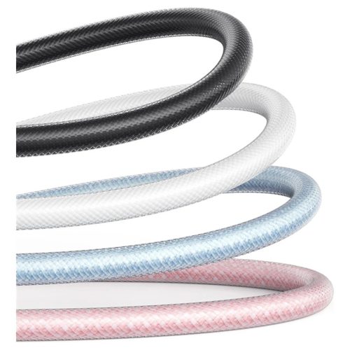 USAMS Cloud Series kábel US-SJ658 6A USB-A to USB-C 1.2m rózsaszín