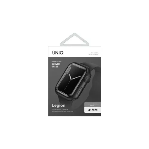 UNIQ Legion tok Apple Watch Series 7/8/SE 2 41mm készülékhez fekete