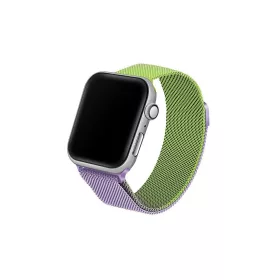   Beline Apple Watch acél szíj 42/44/45/49mm Apple Watch készülékhez – zöld, lila, zöld/lila