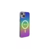 Guess GUHMP15SHITSK iPhone 15 / 14 / 13 6,1" keménytok készülékekhez IML Iridescent MagSafe szivárványos