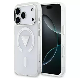   Guess IML Gradient Triangle Logo MagSafe tok iPhone 17 Pro készülékhez átlátszó