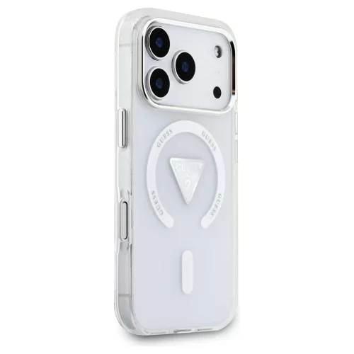 Guess IML Gradient Triangle Logo MagSafe tok iPhone 17 Pro készülékhez átlátszó