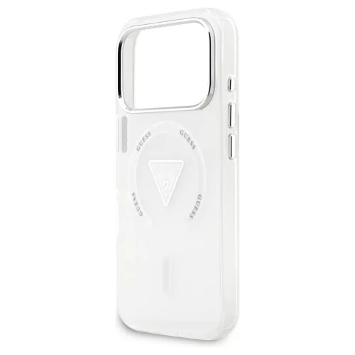 Guess IML Gradient Triangle Logo MagSafe tok iPhone 17 Pro készülékhez átlátszó