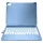 Flexbook Touch Typecase billentyűzettel tok – iPad 11" (A16) 2025 / iPad 10.9" 2022 készülékhez, világoskék
