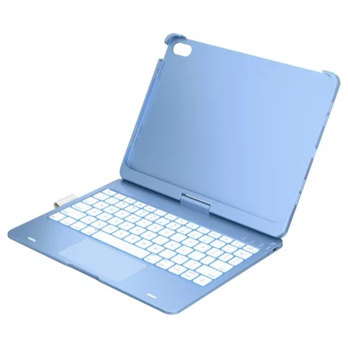 Flexbook Touch Typecase billentyűzettel tok – iPad 11" (A16) 2025 / iPad 10.9" 2022 készülékhez, világoskék