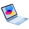 Flexbook Touch Typecase billentyűzettel tok – iPad 11" (A16) 2025 / iPad 10.9" 2022 készülékhez, világoskék