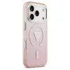 Guess IML Gradient Triangle Logo MagSafe tok iPhone 17 Pro készülékhez rózsaszín