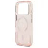 Guess IML Gradient Triangle Logo MagSafe tok iPhone 17 Pro készülékhez rózsaszín