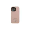 Guess GUHCP13LPSATLP iPhone 13 Pro / 13 6,1" készülékhez kemény tok SaffianoTriangle Logo rózsaszín
