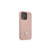 Guess GUHCP13LPSATLP iPhone 13 Pro / 13 6,1" készülékhez kemény tok SaffianoTriangle Logo rózsaszín