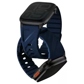   Szíj UNIQ Fluo Apple Watch készülékhez 49/46/45/44/42/41/40mm Magnetic kék