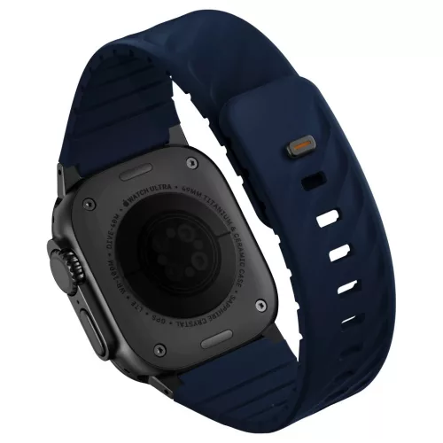 Szíj UNIQ Fluo Apple Watch készülékhez 49/46/45/44/42/41/40mm Magnetic kék