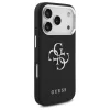 Guess Grained Big 4G Classic Logo tok iPhone 17 Pro készülékhez fekete