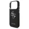 Guess Grained Big 4G Classic Logo tok iPhone 17 Pro készülékhez fekete