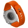 Szíj UNIQ Fluo Apple Watch 49/46/45/44/42/41/40mm készülékhez Magnetic narancs