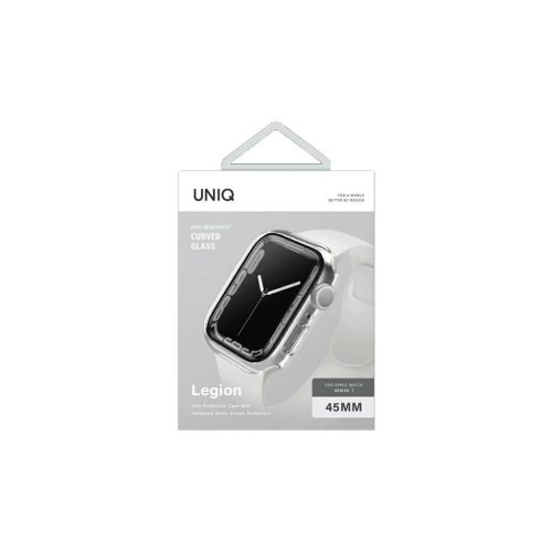 UNIQ Legion tok Apple Watch Series 7/8/SE 2 45mm készülékhez átlátszó