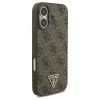 A fordítás eredménye:Guess 4G pánt Triangle Logo MagSafe tok iPhone 17 készülékhez barna