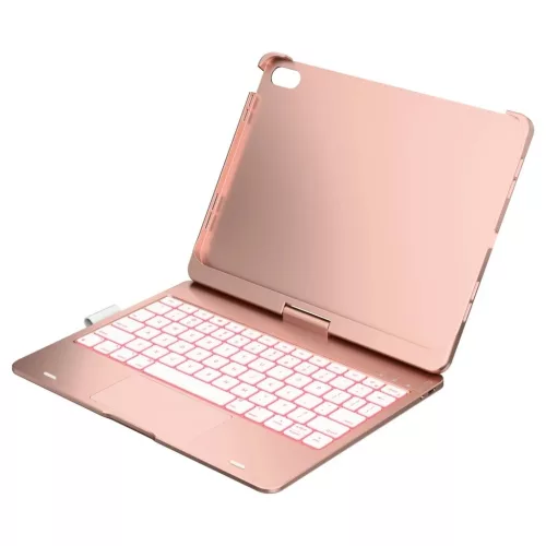 Flexbook Touch Typecase with keyboard – iPad 11" (A16) 2025 készülékhez / iPad 10.9" (2022) készülékhez, rózsaszín