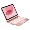 Flexbook Touch Typecase with keyboard – iPad 11" (A16) 2025 készülékhez / iPad 10.9" (2022) készülékhez, rózsaszín