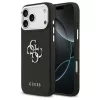 Guess tok Grained Big 4G Classic Logo iPhone 17 Pro Max készülékhez fekete