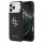 Guess tok Grained Big 4G Classic Logo iPhone 17 Pro Max készülékhez fekete