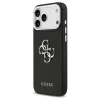 Guess tok Grained Big 4G Classic Logo iPhone 17 Pro Max készülékhez fekete
