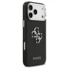 Guess tok Grained Big 4G Classic Logo iPhone 17 Pro Max készülékhez fekete