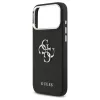 Guess tok Grained Big 4G Classic Logo iPhone 17 Pro Max készülékhez fekete