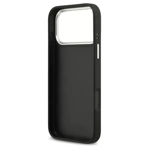 Guess tok Grained Big 4G Classic Logo iPhone 17 Pro Max készülékhez fekete