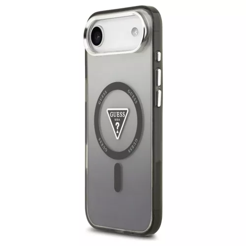 Tok Guess IML Gradient Triangle Logo MagSafe iPhone Air készülékhez fekete