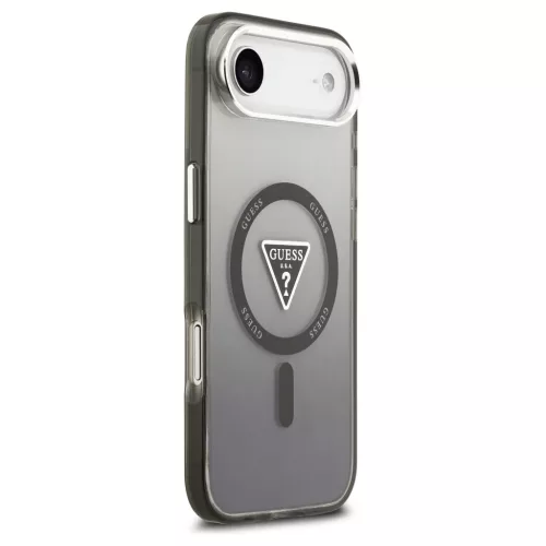 Tok Guess IML Gradient Triangle Logo MagSafe iPhone Air készülékhez fekete