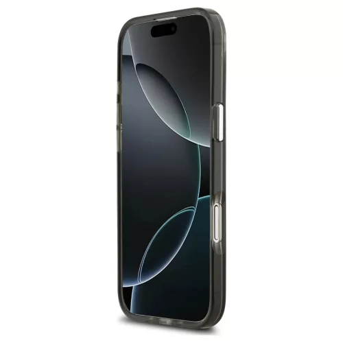 Tok Guess IML Gradient Triangle Logo MagSafe iPhone Air készülékhez fekete