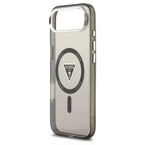 Tok Guess IML Gradient Triangle Logo MagSafe iPhone Air készülékhez fekete
