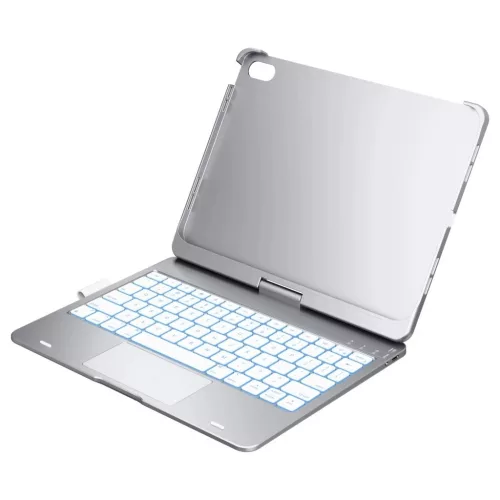 Flexbook Touch Typecase billentyűzetes tok iPad 11″ (A16) 2025 / iPad 10.9″ (2022) készülékhez – ezüst