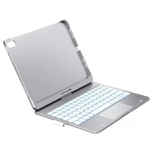 Flexbook Touch Typecase billentyűzetes tok iPad 11″ (A16) 2025 / iPad 10.9″ (2022) készülékhez – ezüst