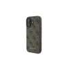 Guess GUHCP16SG4GFBR iPhone 16 6.1" készülékhez keménytok 4G Classic barna