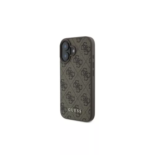 Guess GUHCP16SG4GFBR iPhone 16 6.1" készülékhez keménytok 4G Classic barna