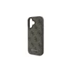 Guess GUHCP16SG4GFBR iPhone 16 6.1" készülékhez keménytok 4G Classic barna