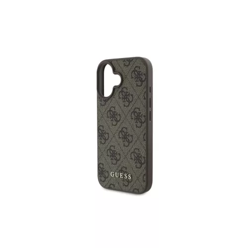 Guess GUHCP16SG4GFBR iPhone 16 6.1" készülékhez keménytok 4G Classic barna