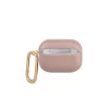 Guess GUAPSASMP AirPods Pro készülékhez tok rózsaszín Saffiano Script Metal Collection