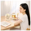 Mini asztali ventilátor AWEI F45 klipszes 1200mAh fehér