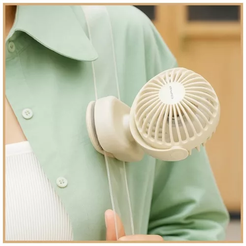 Mini asztali ventilátor AWEI F45 klipszes 1200mAh fehér