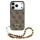 Guess 4G Strap Triangle Logo MagSafe tok iPhone 17 Pro készülékhez barna