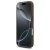 Guess 4G Strap Triangle Logo MagSafe tok iPhone 17 Pro készülékhez barna