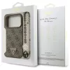Guess 4G Strap Triangle Logo MagSafe tok iPhone 17 Pro készülékhez barna
