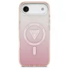 Guess IML Gradient Triangle Logo MagSafe tok iPhone Air készülékhez rózsaszín