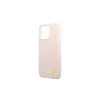 Guess GUHMP13LSPLP iPhone 13 Pro / 13 6,1" készülékhez kemény tok Silicone Logo Plate MagSafe rózsaszín